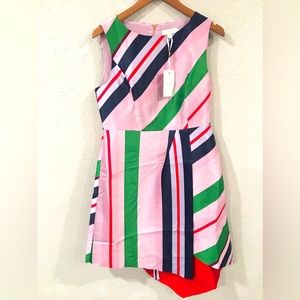 Ted Baker $395 Size 10 - Bay of Honor Asymmetrical Dress - New